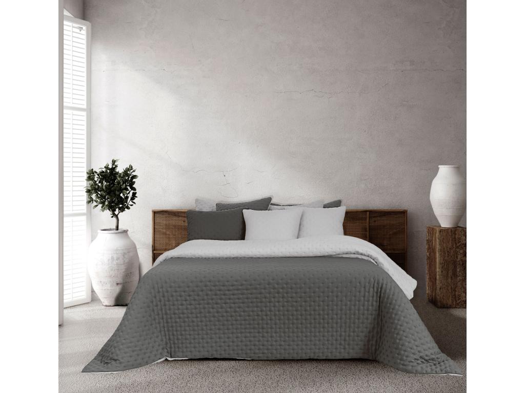 Edredón de invierno liso reversible Marengo 235x260cm