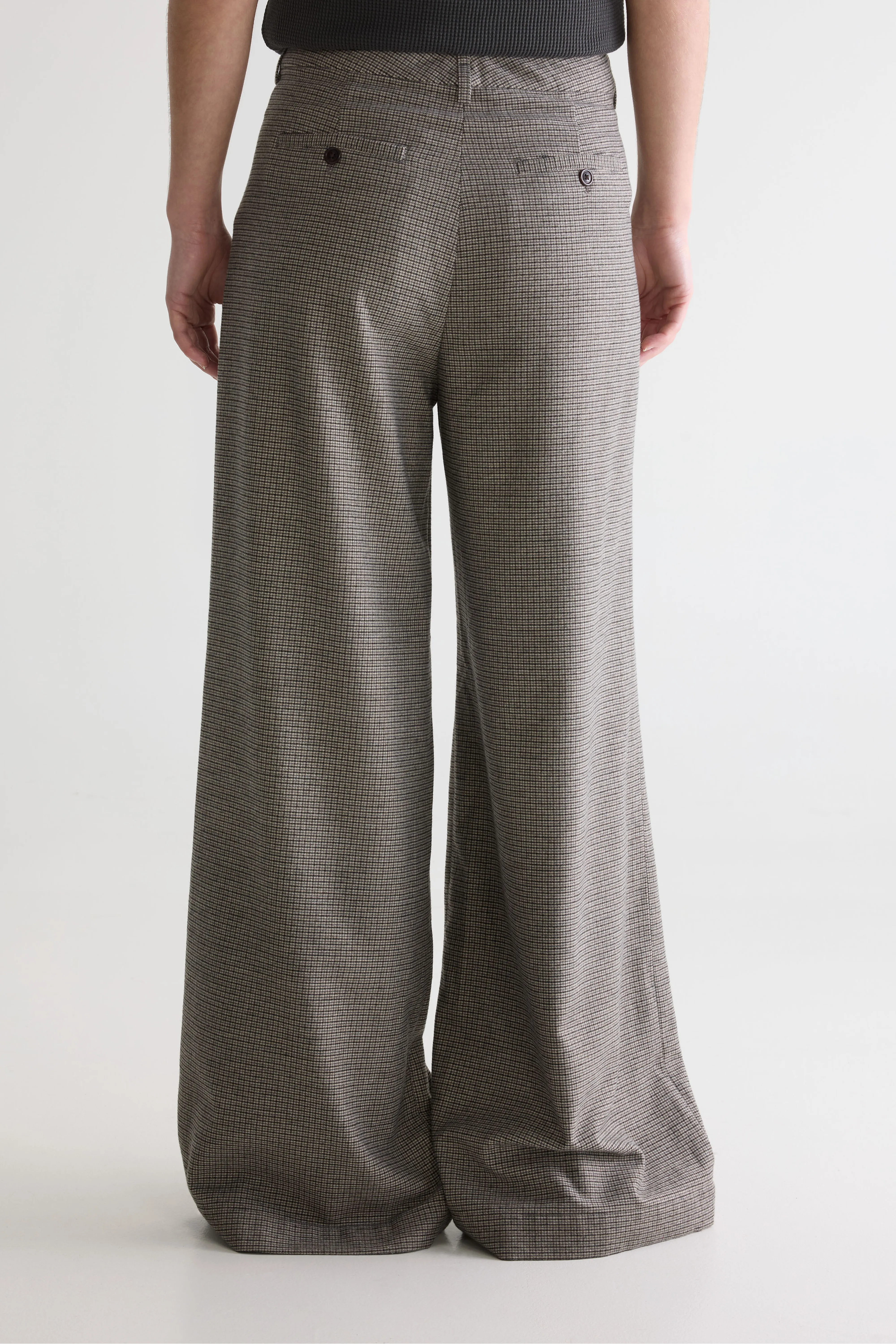 Bellerose Volkert wide tailored trousers (261 / W / CHECK A)
