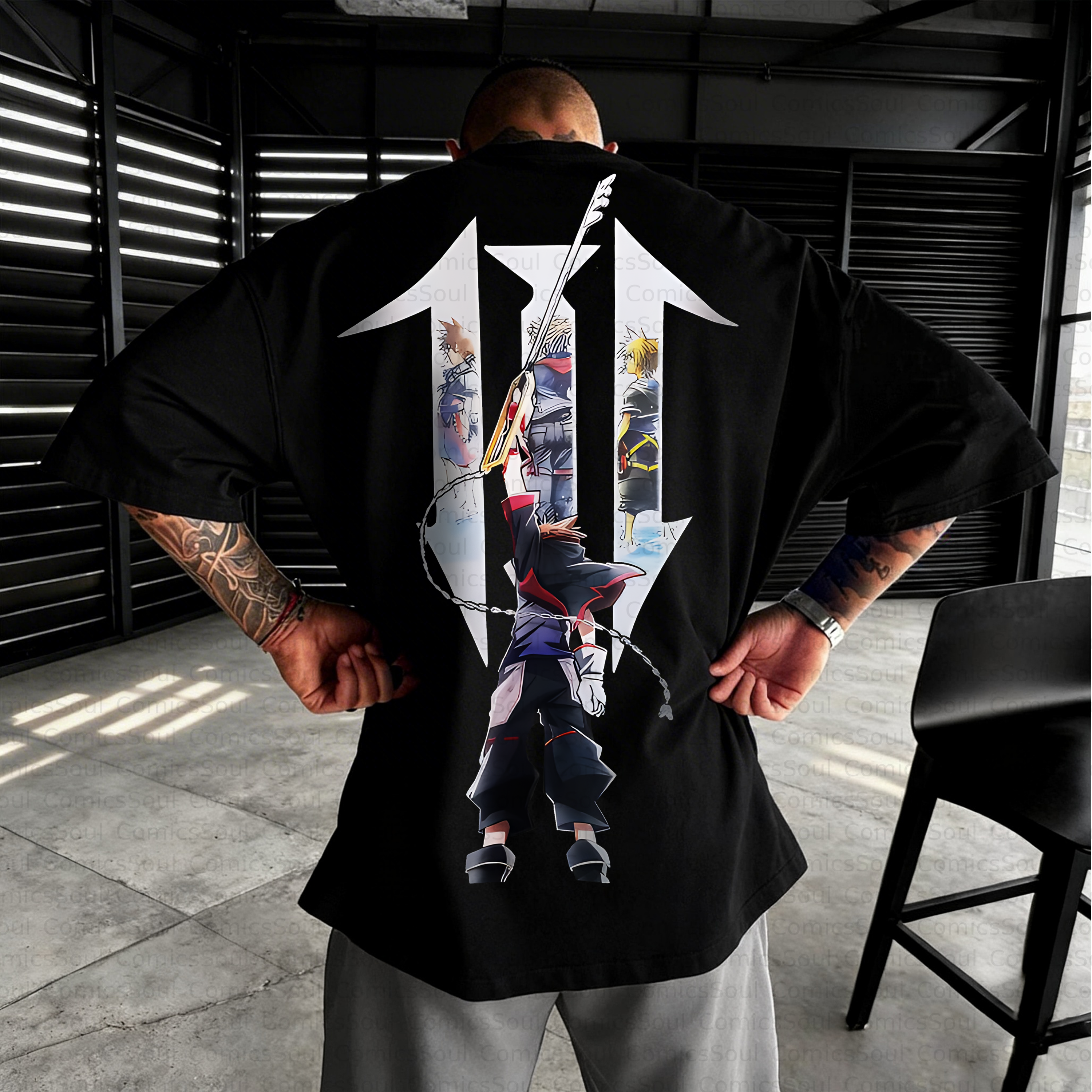 Unisex Anime Inspired Vintage T-Shirt