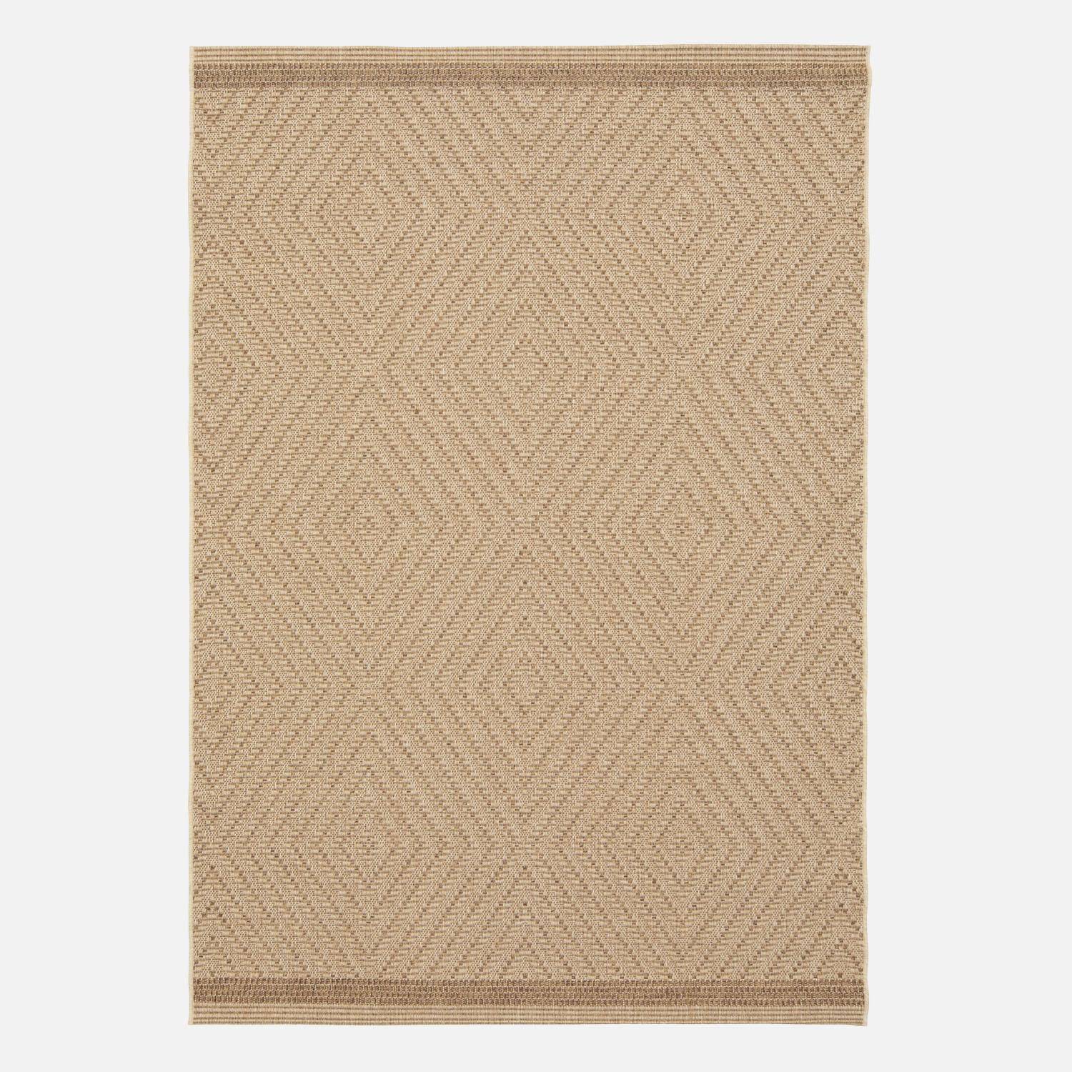 Douglas - Alfombra interior/exterior efecto yute color natural