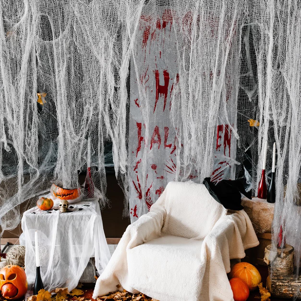 Halloween Decoration Stretchable Fabric Indoor Decor - Image 5 Halloween Decoration Stretchable Fabric Indoor Decor - Image 5