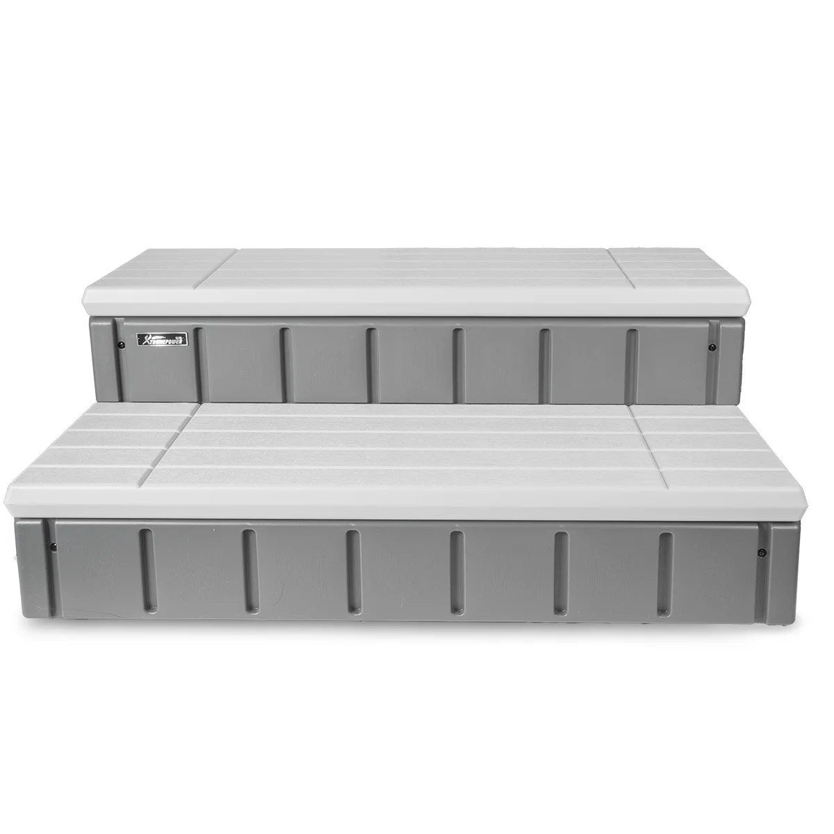 XtremepowerUS Hot Tub Steps With Storage, Spa Step, 36" Length, Camper/Deck Steps, Anti-Slip Brown - Image 20