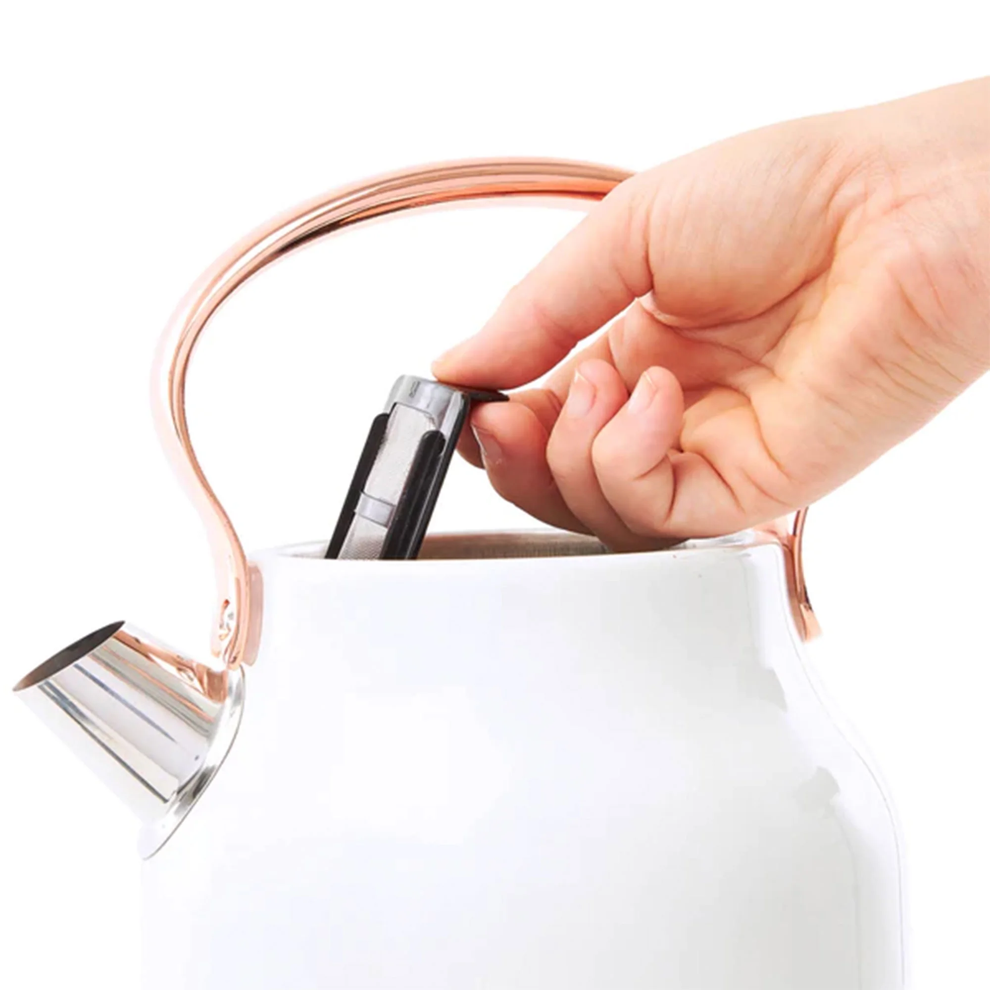 Haden Heritage 1.7 Liter Electric Kettle with 2 Slice Bread Toaster, White - Image 56