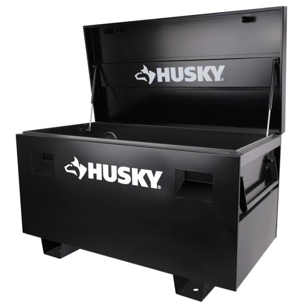 48 IN. W X 24 IN. D STEEL JOB SITE TOOL BOX IN BLACK