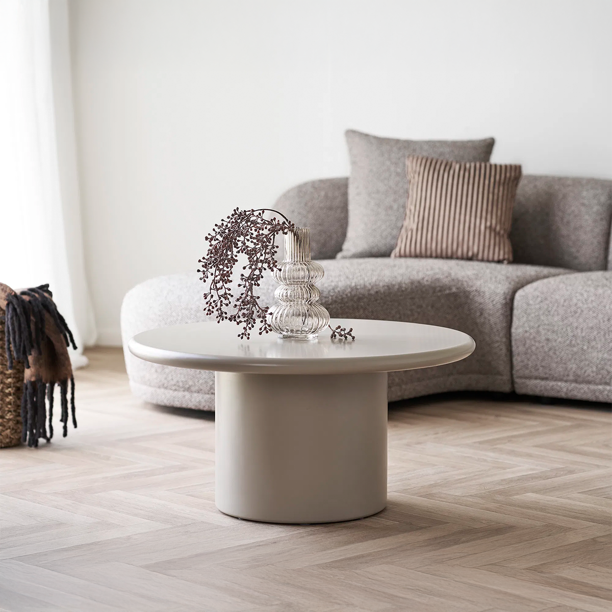 Artichok Nelson Ronde Salontafel Beige - Ø 80 cm