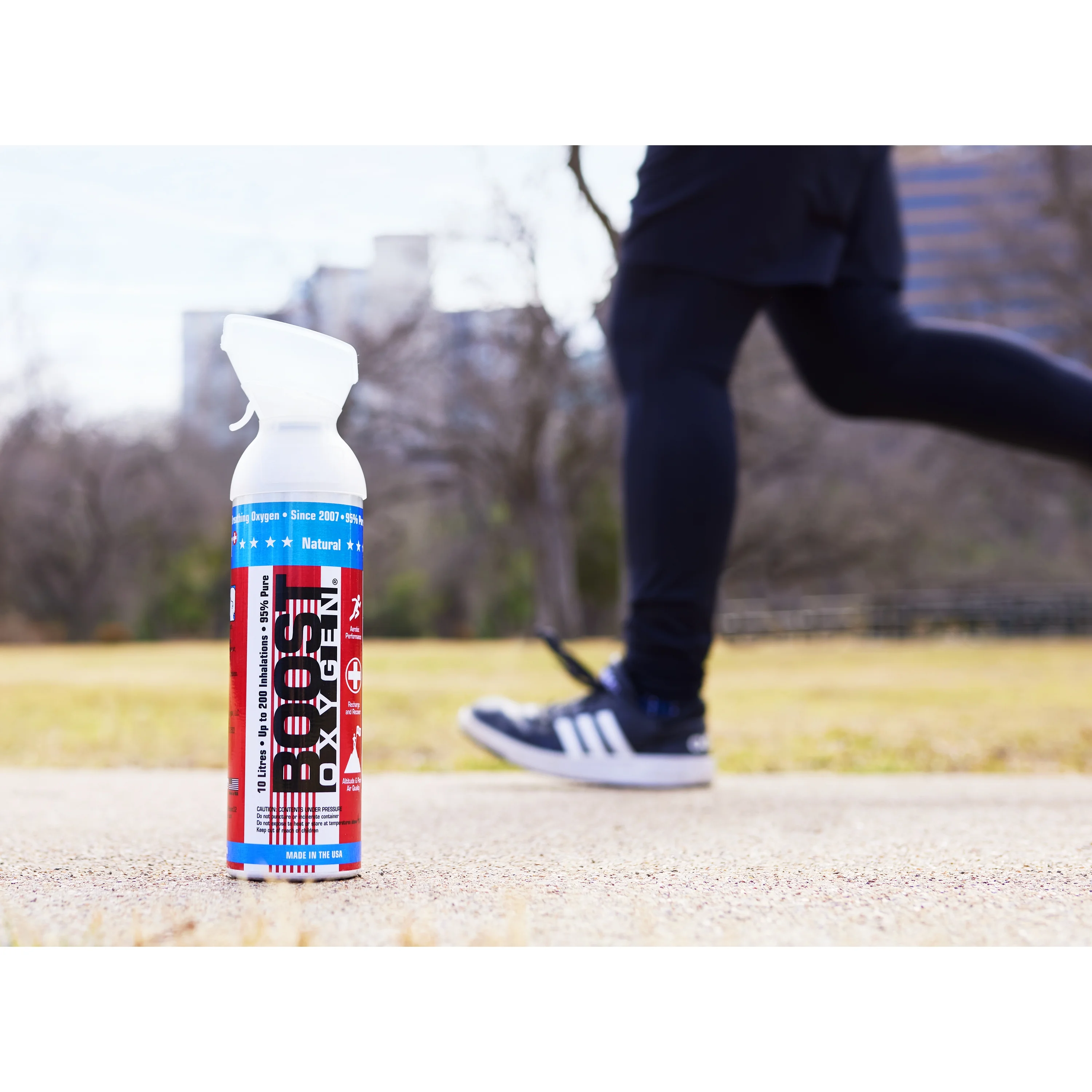 6 Pack 10L Boost Oxygen Stars/Stripes Pure Canned Oxygen Canister, Natural - Image 9