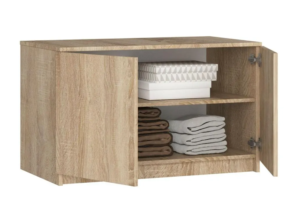 Módulo superior de armario Kavehomedeco S90 Kavehomedeco 90 cm 2 puertas color Kavehomedeco mate 2 estantes 90x51x55 cm 11189RICE