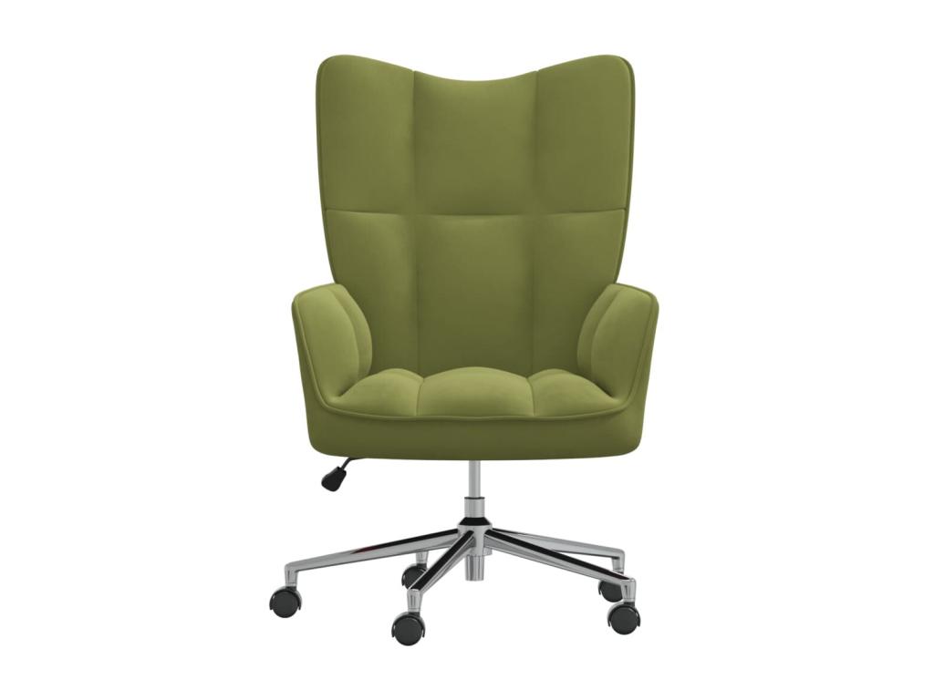 Sillón de relajación Terciopelo verde claro