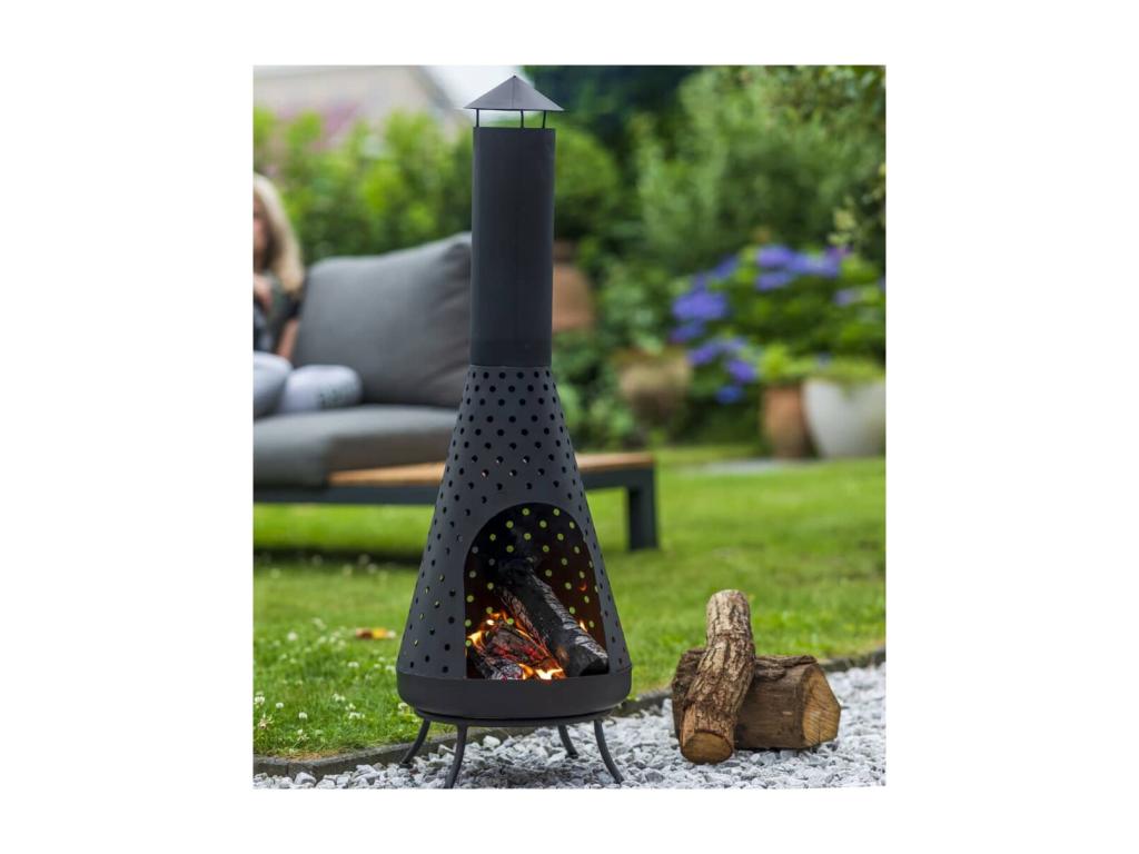 Chimenea de jardín Napa negro