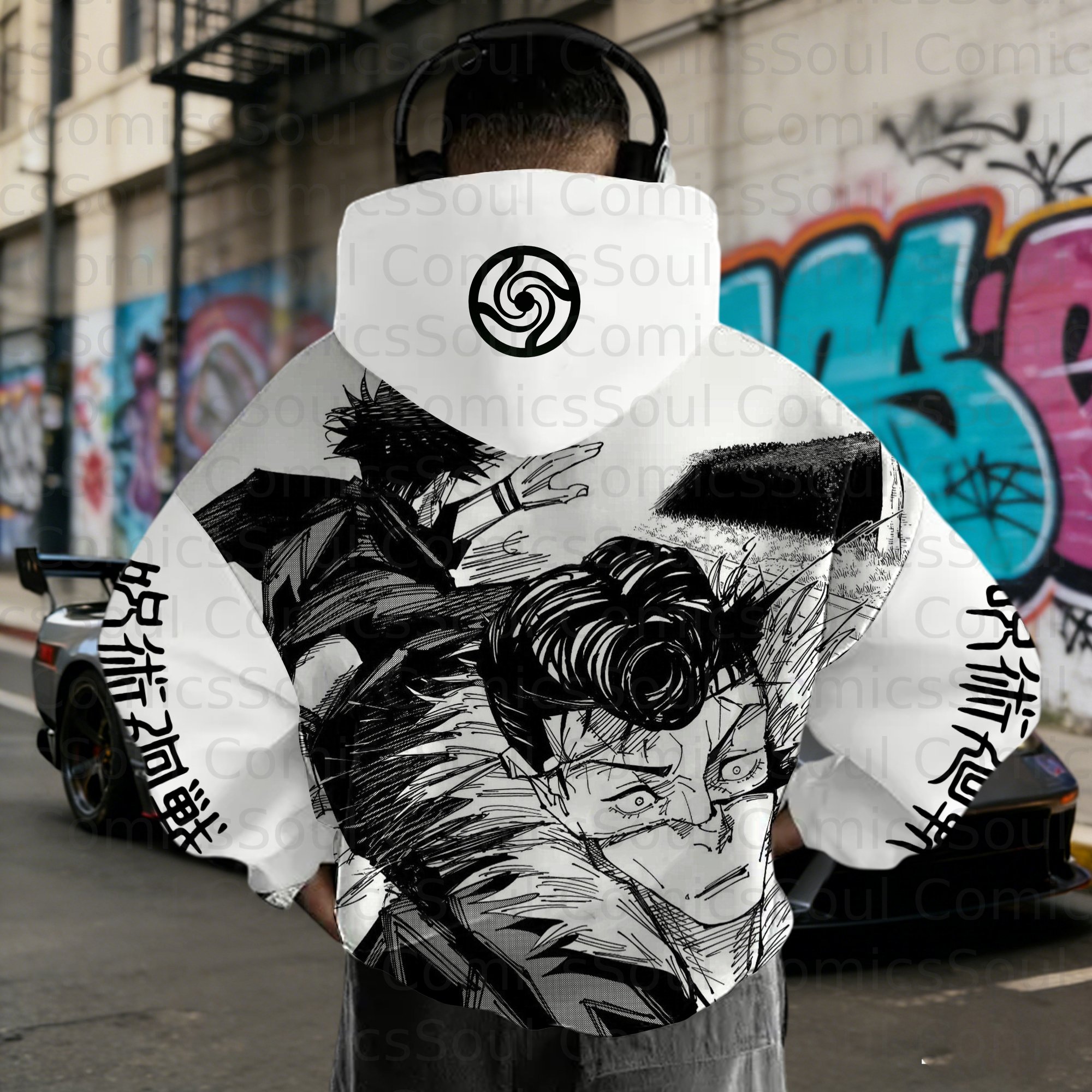 Unisex Graphic Streetwear Vintage Plush  Hoodie