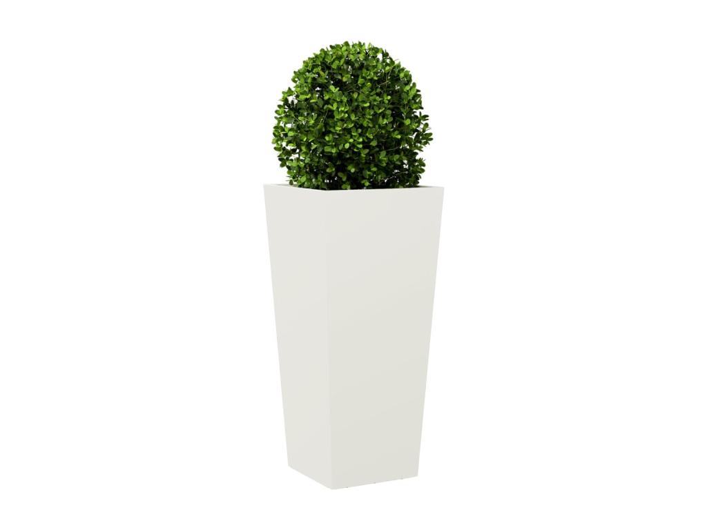 Decoratodo acero blanca 35x35x75 cm