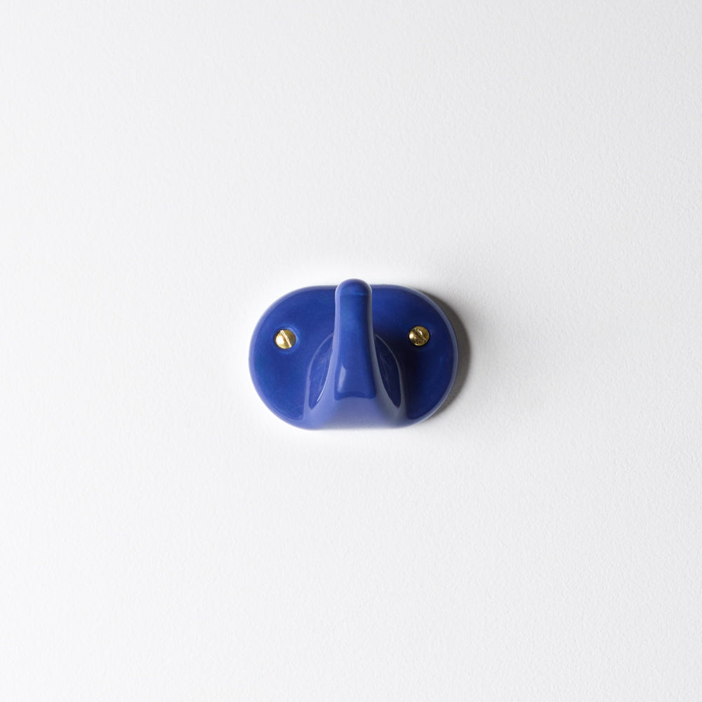 Crochet en porcelaine - Bleu