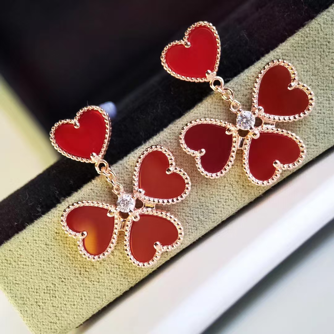 VCA Sweet Heart Earrings - Original Replica Club