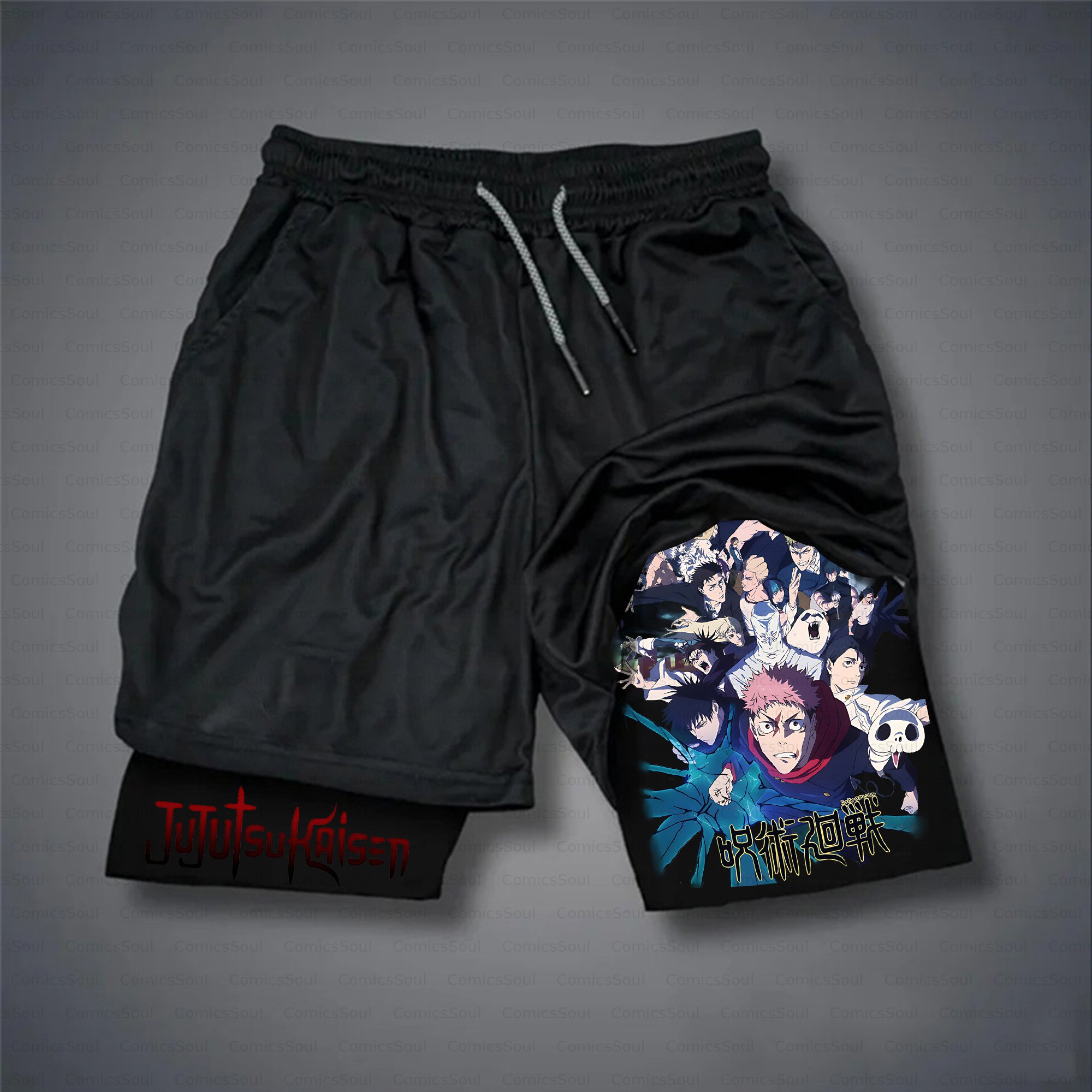 Unisex Casual Anime Streetwear Gym Shorts