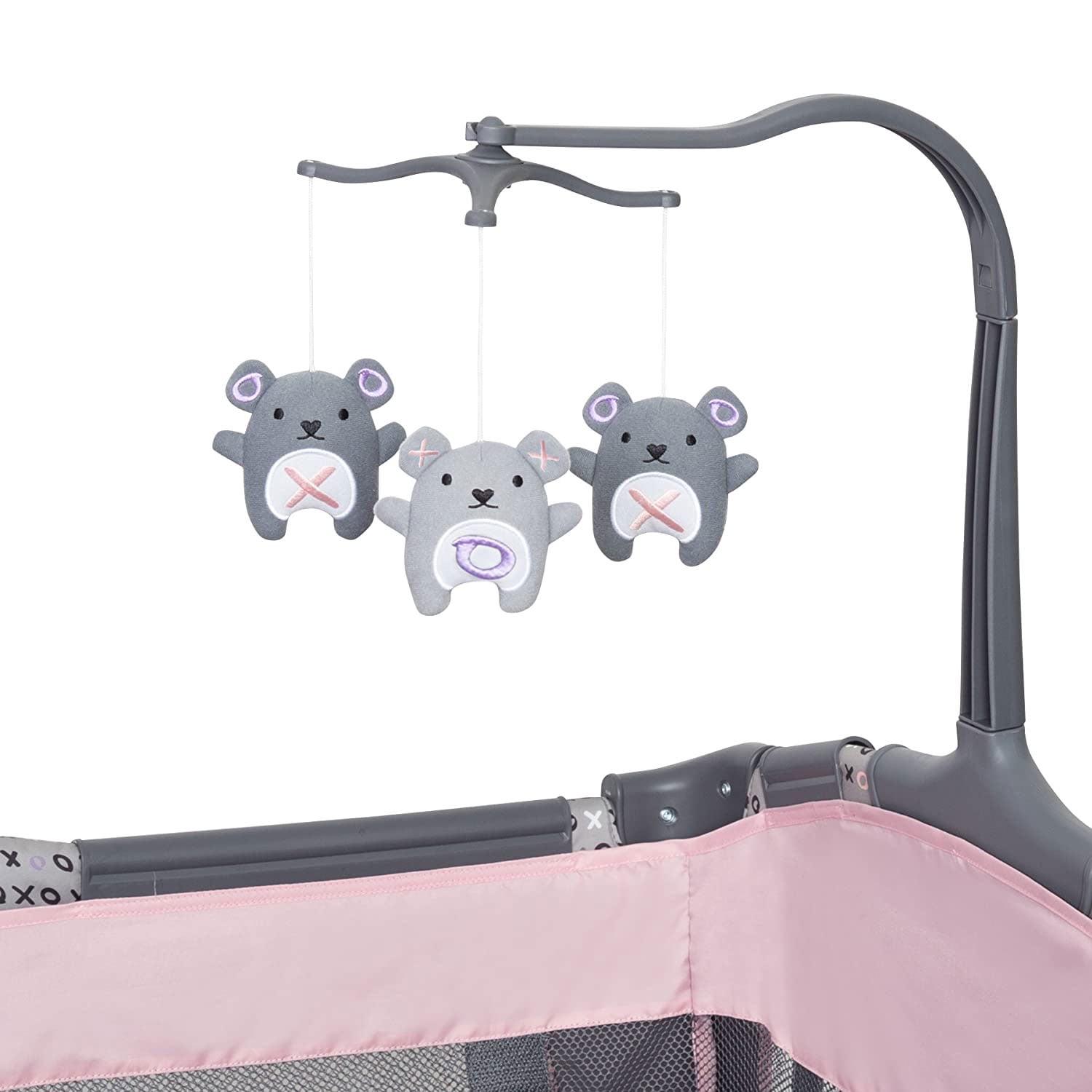 Baby Trend Trend-E Nursery Center Playard with Travel Bag - Starlight Pink - Image 3