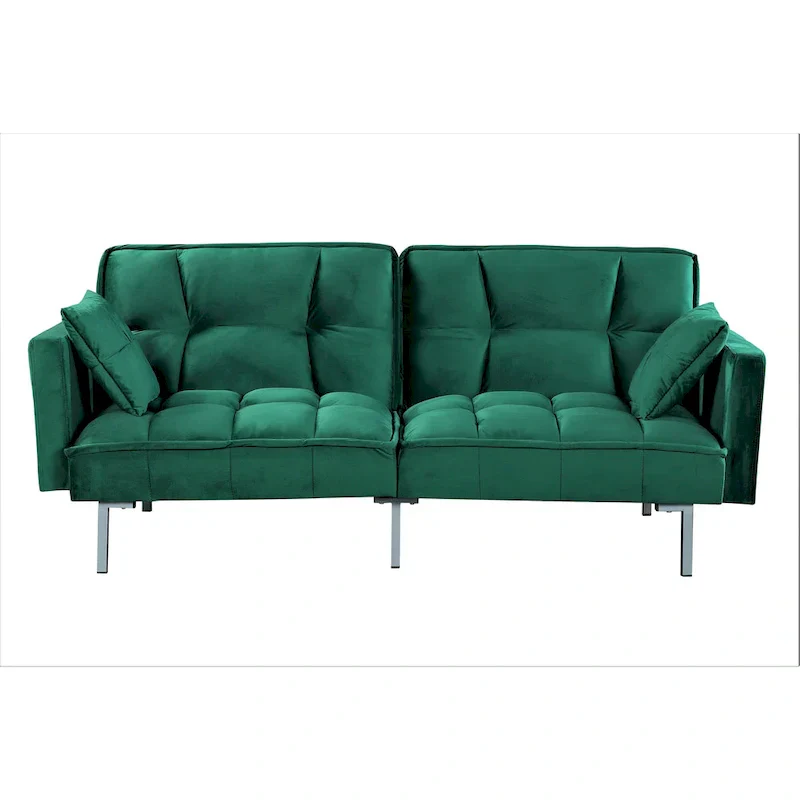 Bernal 75.6-Inch Velvet Sleeper Sofa Bed