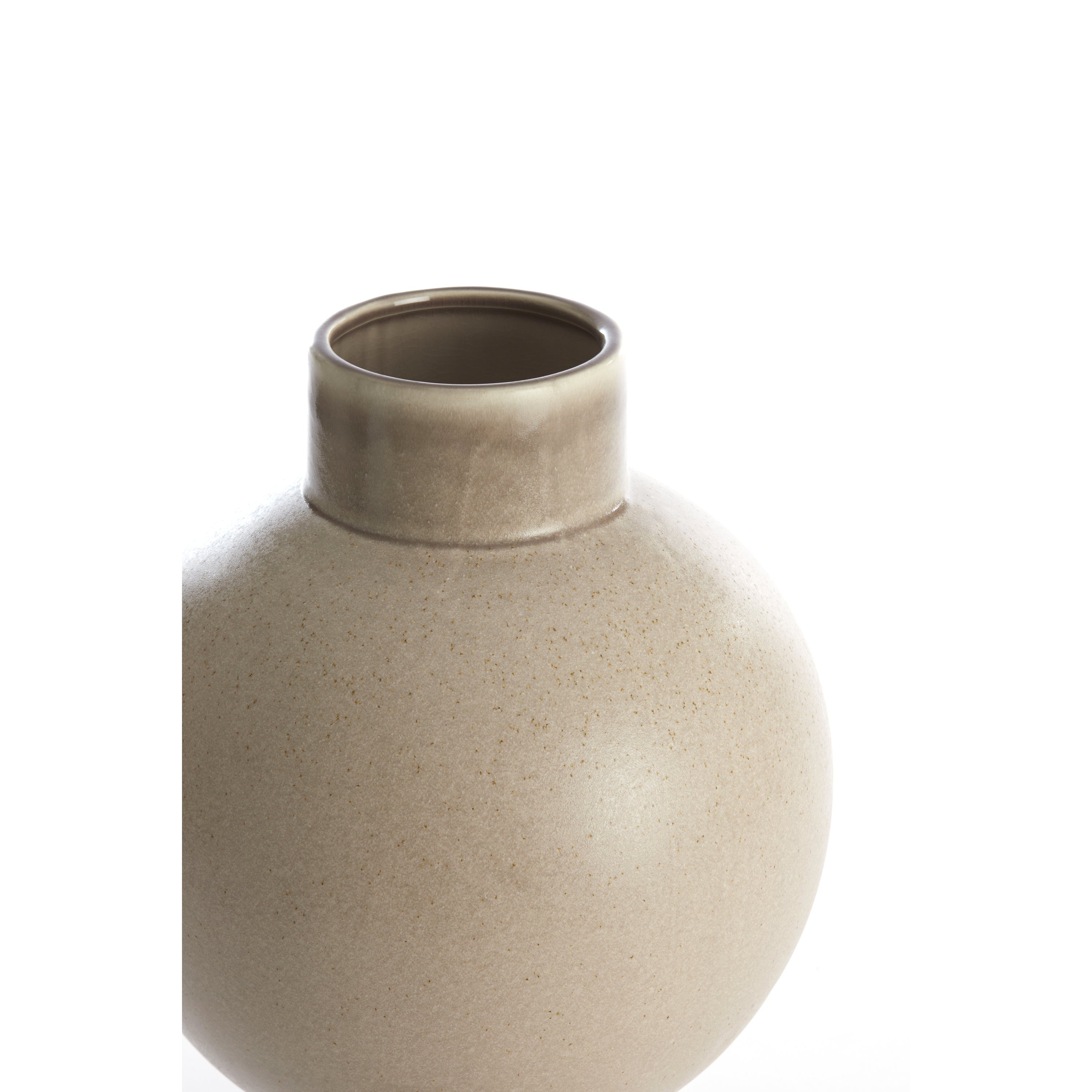 Light & Living ZELATA vaas keramiek zand – Ø28x38 cm