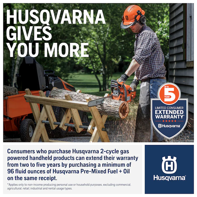 Husqvarna 455 Rancher 20-in 55.5-cc 2-Cycle Gas Chainsaw