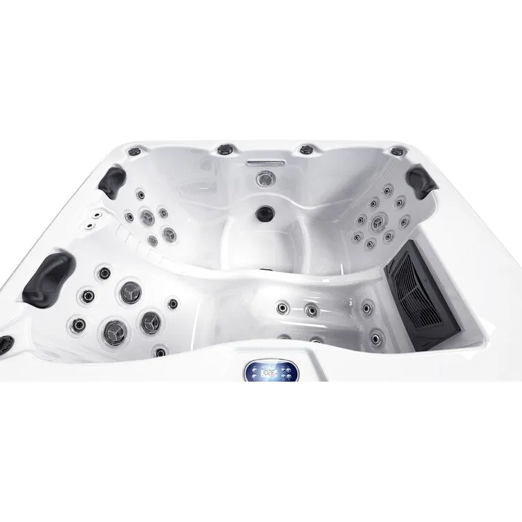 Luxuria Spas 220 Volt 3 – Person 55 – Jet Rectangle Plug & Play Hot Tub with Ozonator