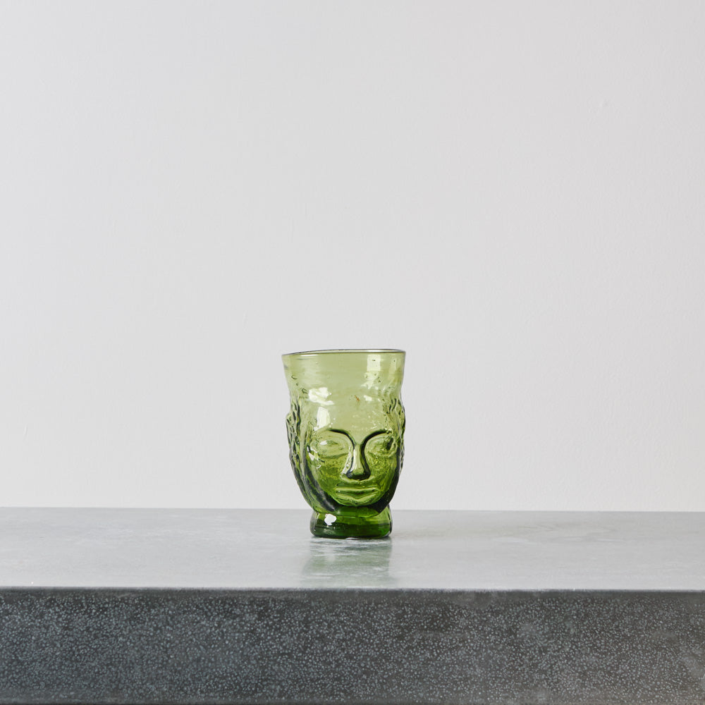 Verre portrait - Olive