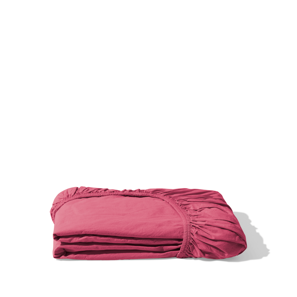Drap-housse en percale de coton - Rose Club