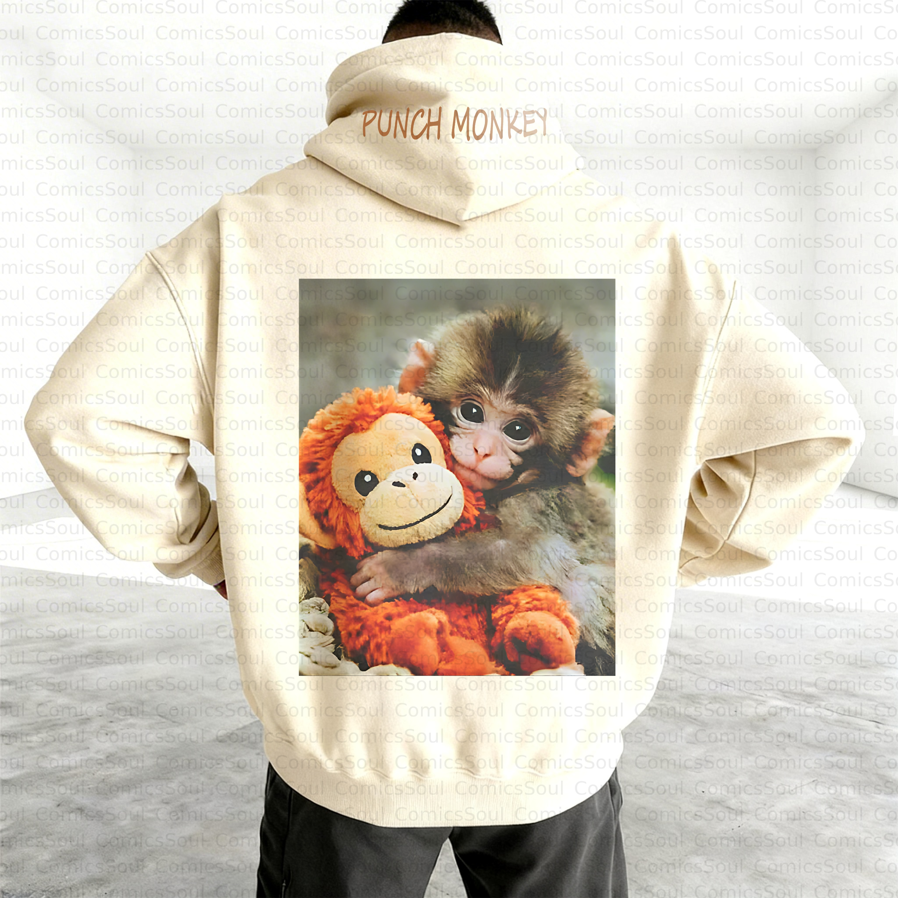 Unisex Anime Inspired Vintage Plush Hoodie