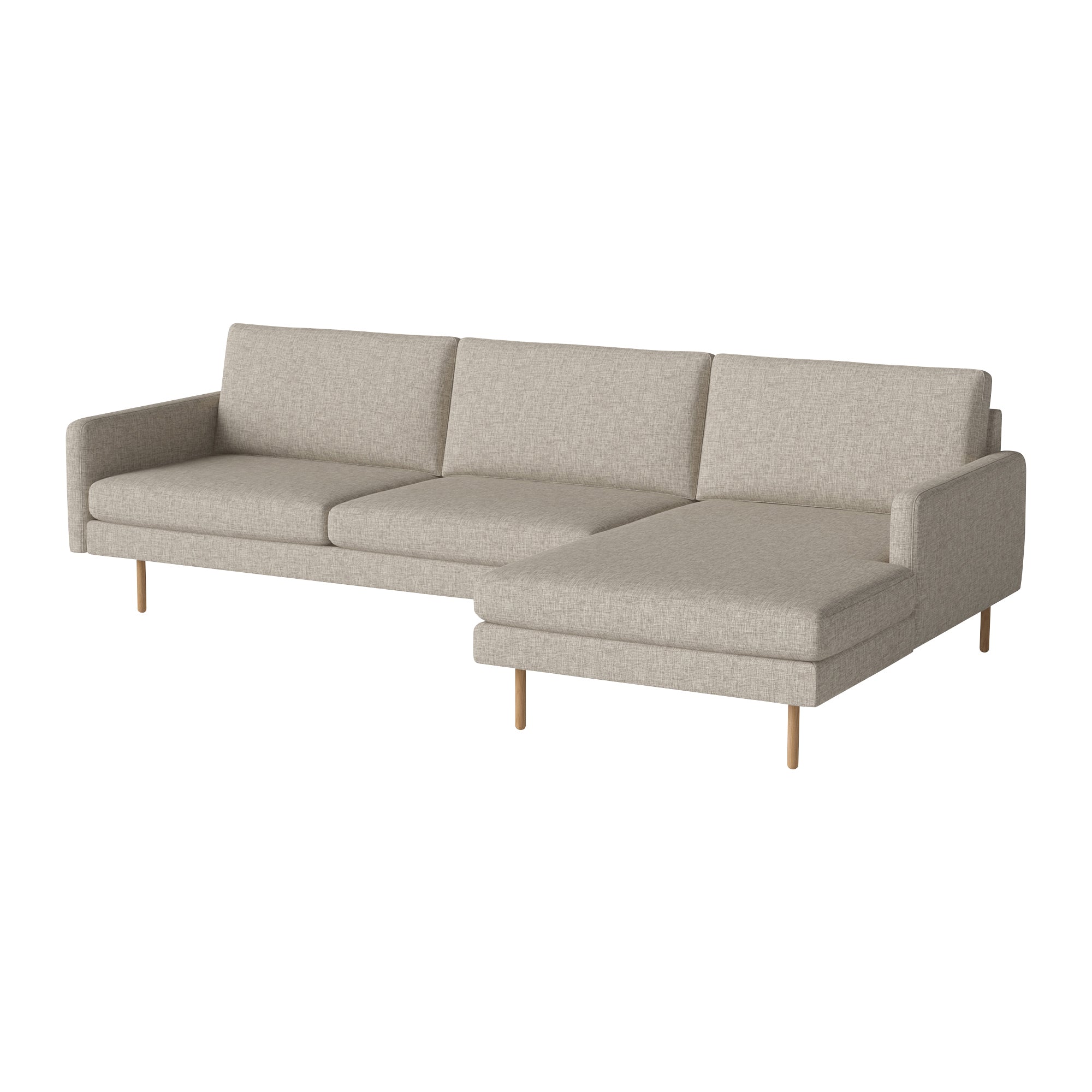 Bolia Scandinavia Remix Hoekbank met Chaise Longue Rechts - Dark Beige