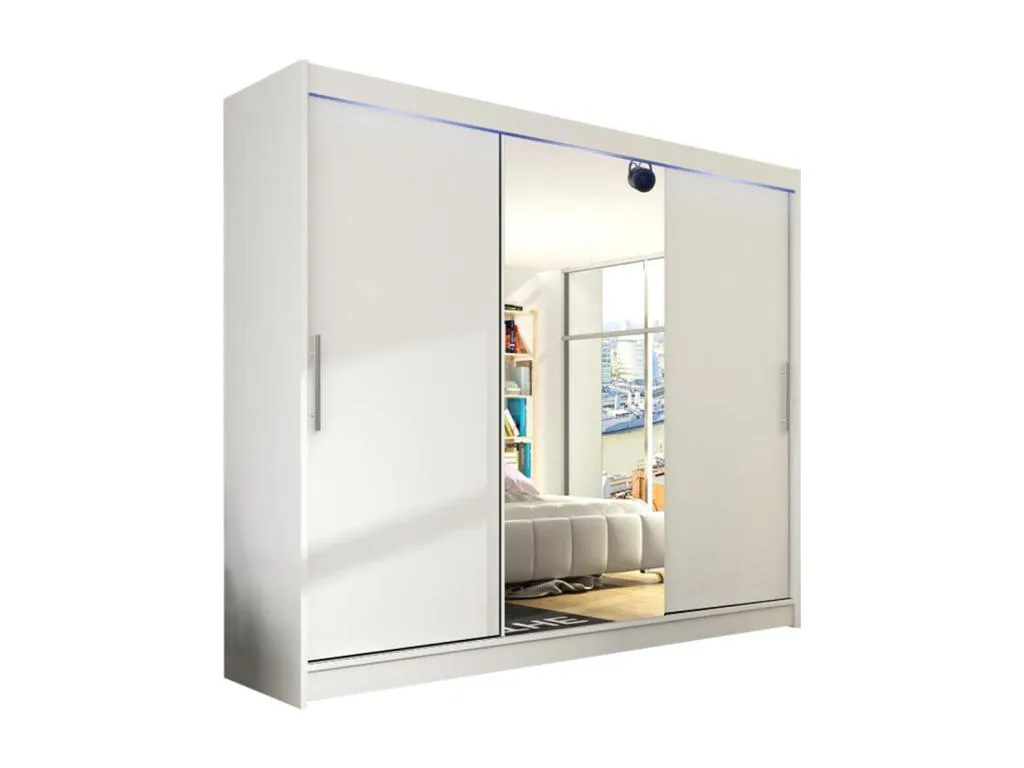 Armario Alkifurniturees 122 Blanco 215x250x58cm Puertas de armario - Correderas 62435FPSV