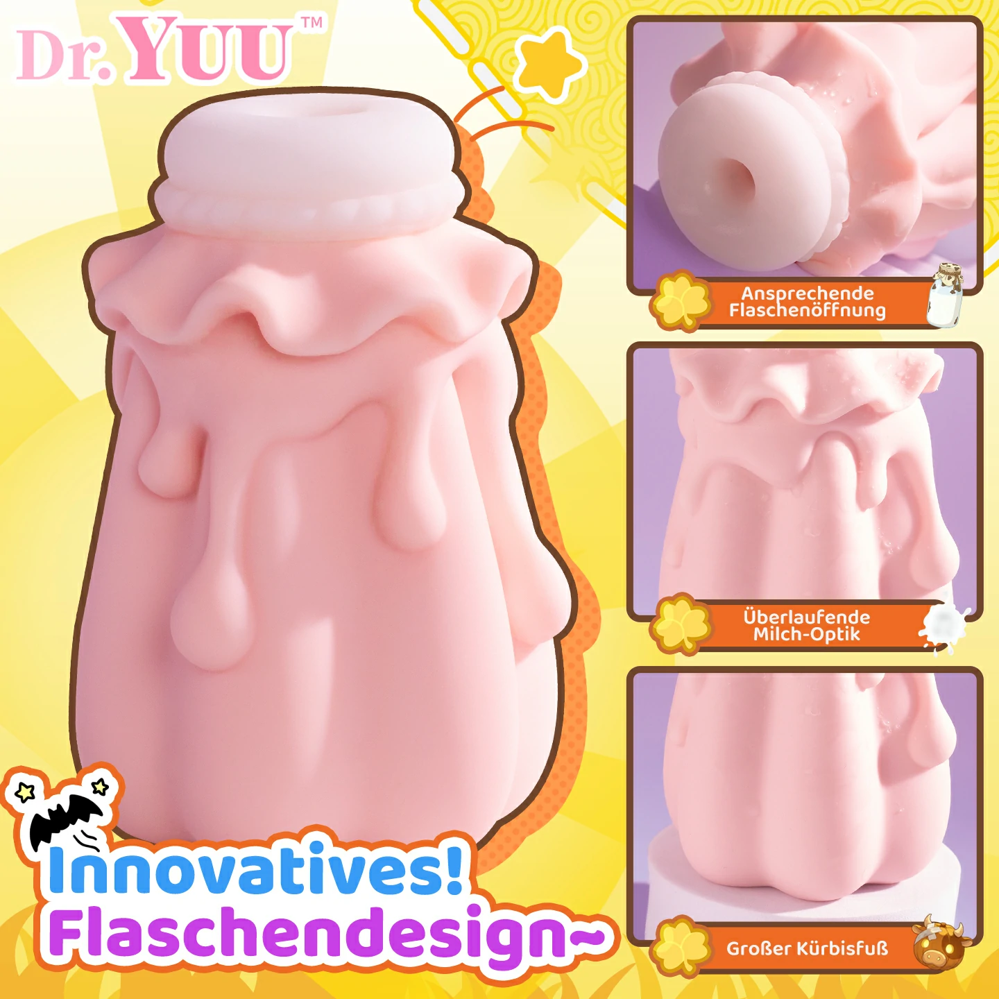 Dr.YUU Kürbis-Babyflaschen-Masturbator – 510 g | Versand aus Asien – Lieferzeit ca. 10-18 Werktage - DR.YUU™