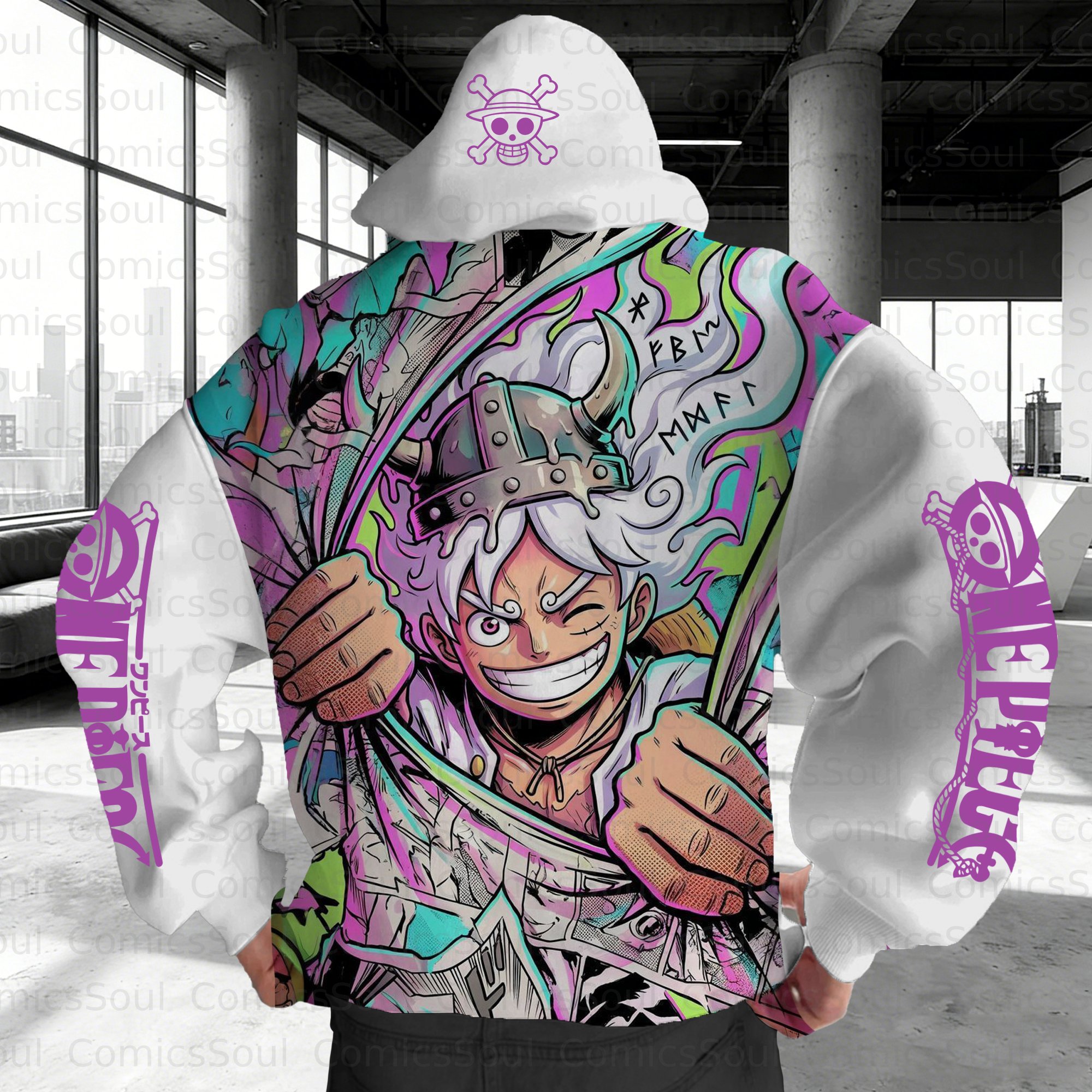 Unisex Graphic Streetwear Vintage Plush  Hoodie
