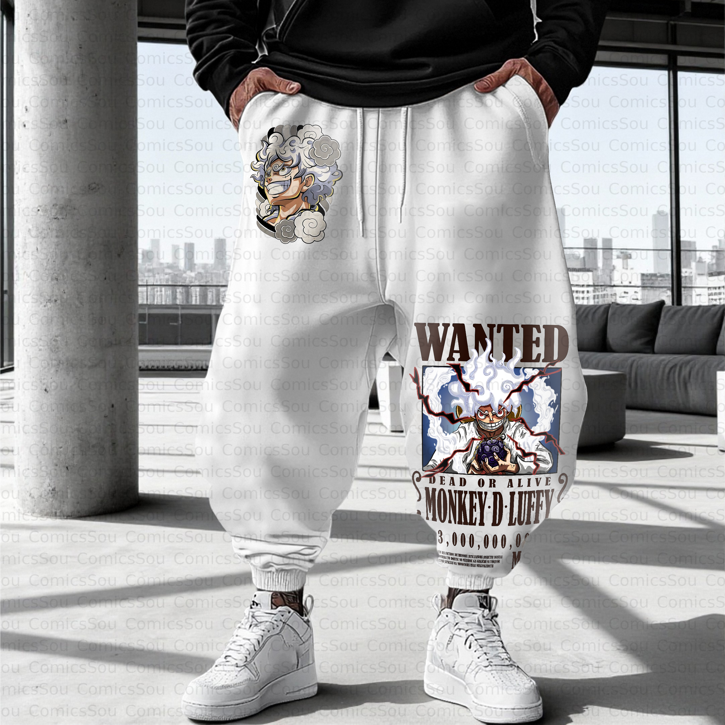 Unisex Casual Anime Streetwear Pant