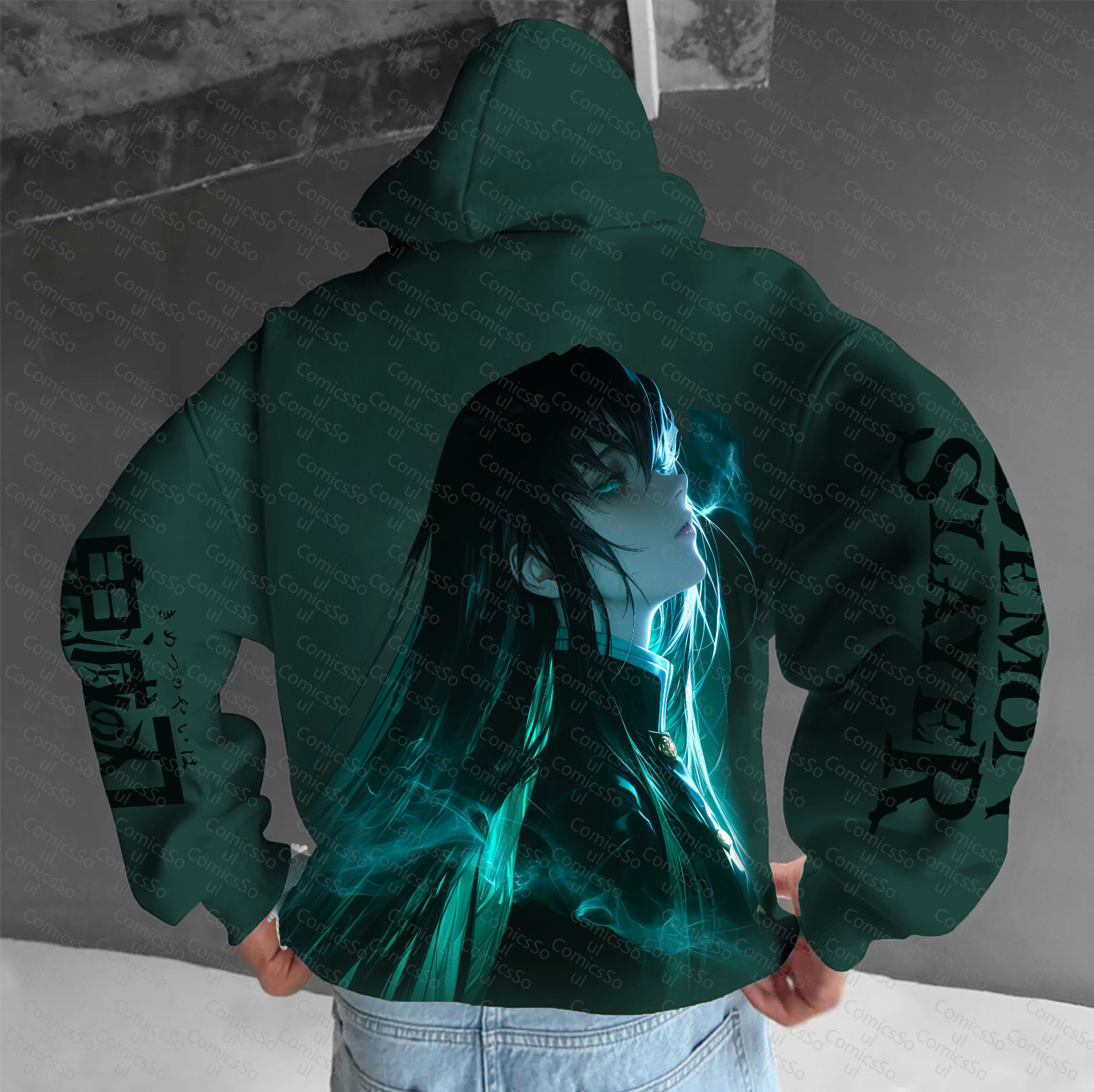 Unisex “Comicssoul” Anime Graphic Streetwear Vintage Hoodie