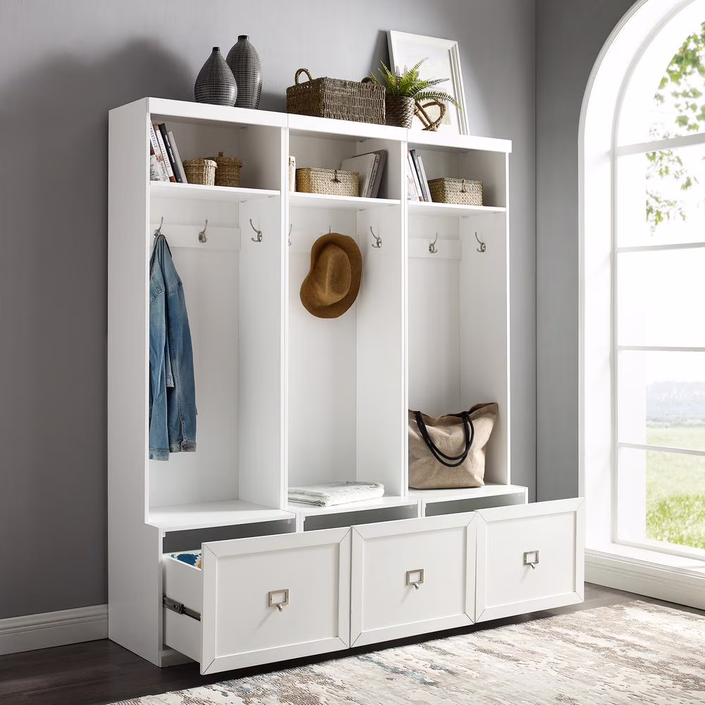 Crosley Furniture Harper Hall Tree in White