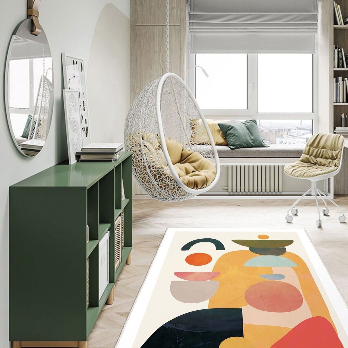 Calicosy - WOOPAMUK Vloerkleed rechthoekig - H0.6 cm