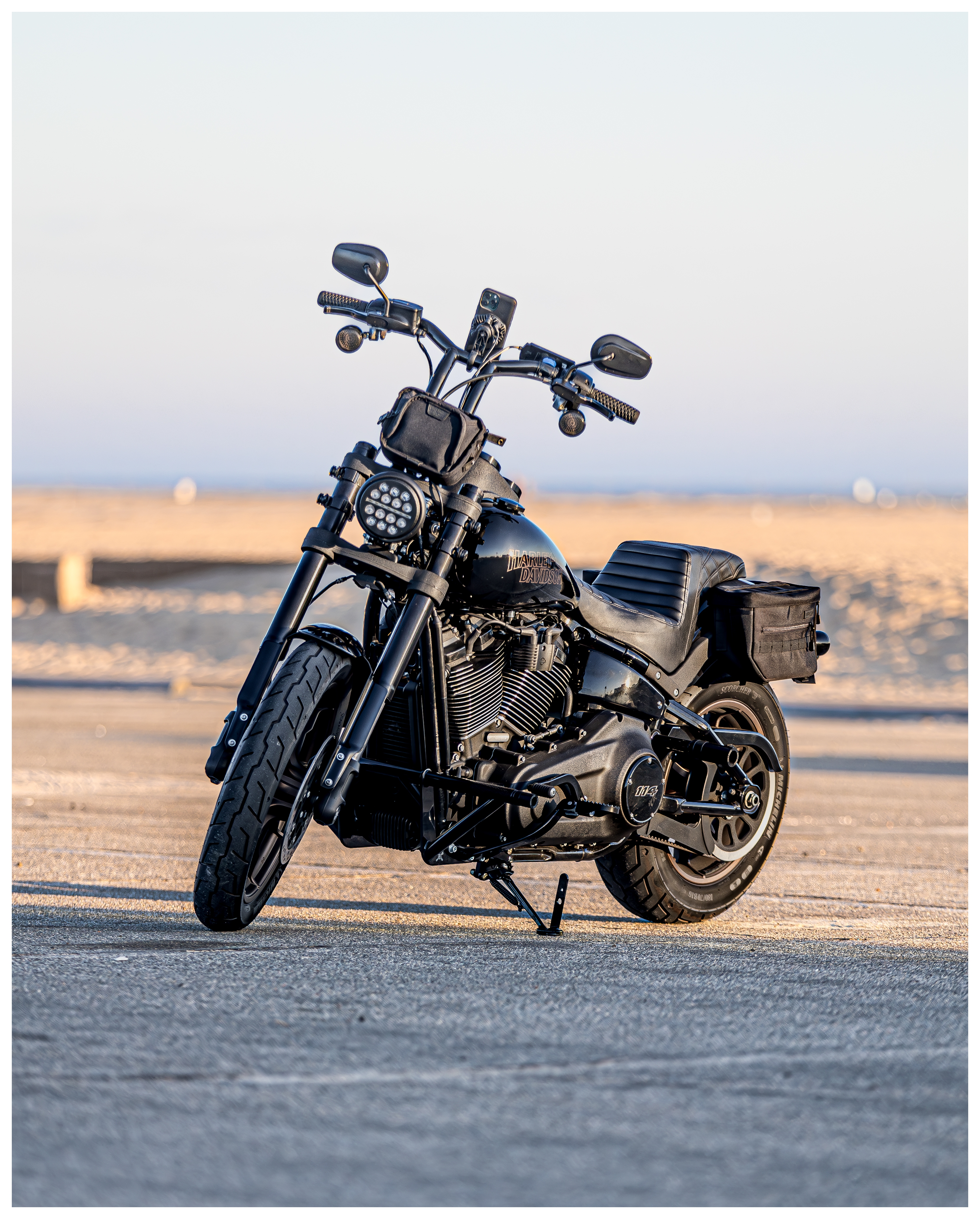 SportsBikeShop Burly Brand Stiletto Shock For Harley Softail 2018-2024