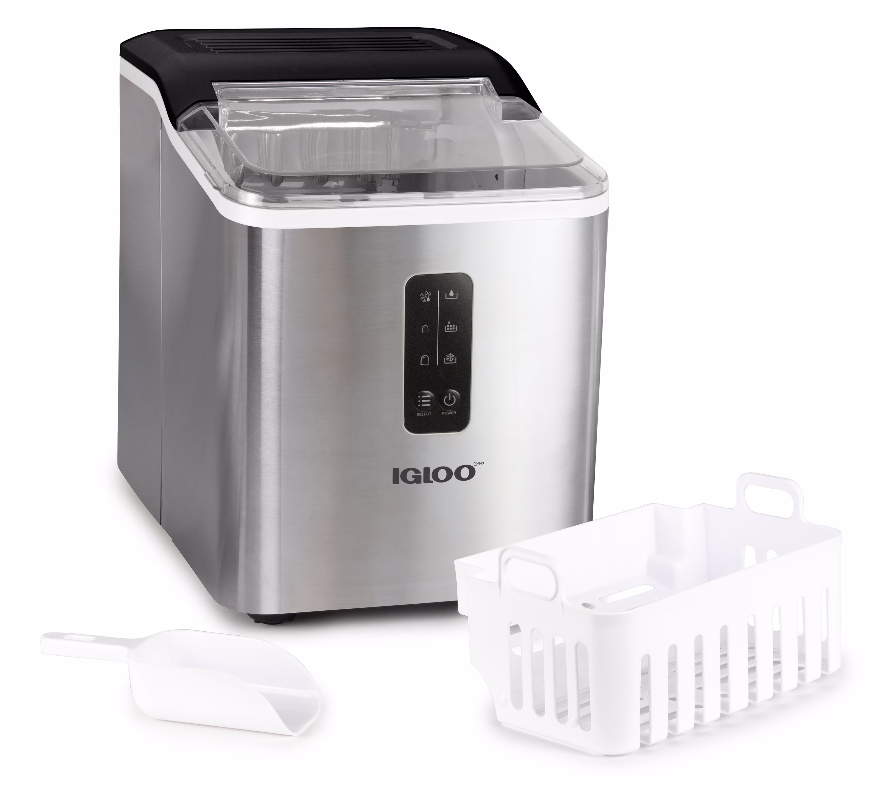 Igloo Automatic Ice Machine Self Cleaning Countertop Ice Maker for Water Bottle & Drinks, Aqua - Image 5
