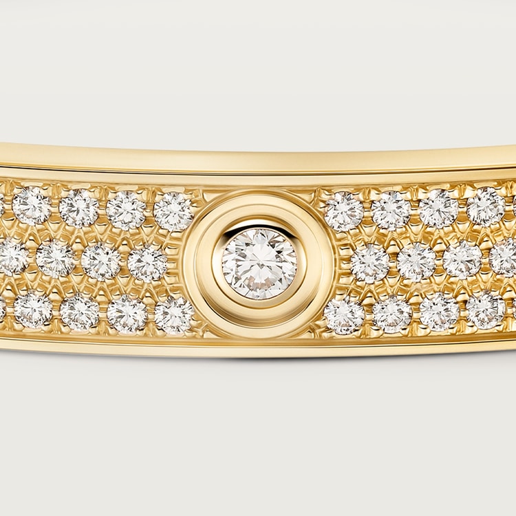 Replicate LOVE bracelet, classic model, paved, 12 diamonds(1:1 replica) - Original Replica Club