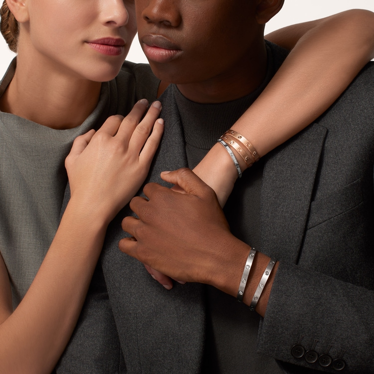 Replicate LOVE bracelet, small model, paved(1:1 replica) - Original Replica Club