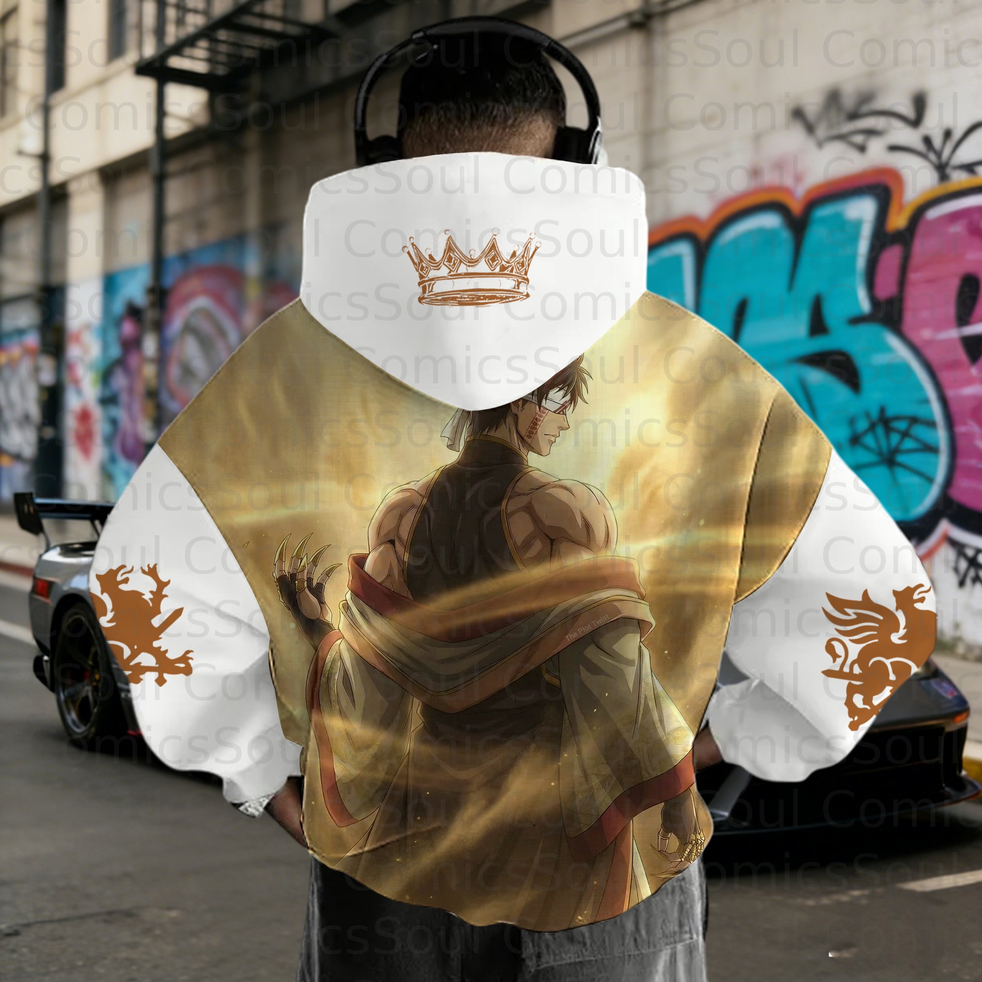 Unisex Graphic Streetwear Vintage Plush  Hoodie