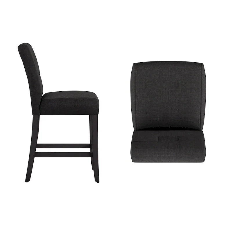 Brda Keyhole Counter Height High Back Stools - Set of 2