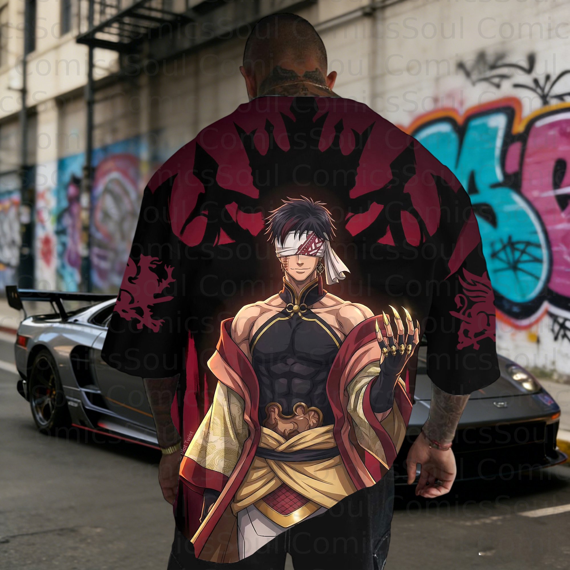 Unisex Anime Inspired Vintage T-Shirt