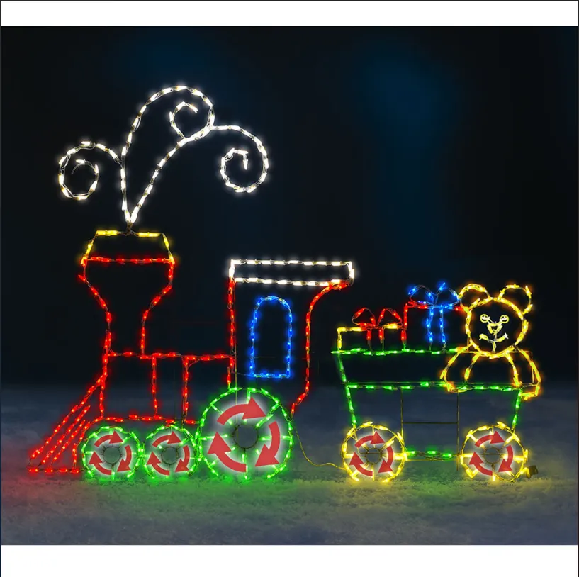 WAYFAIR 5' Animated Holiday Locomotive