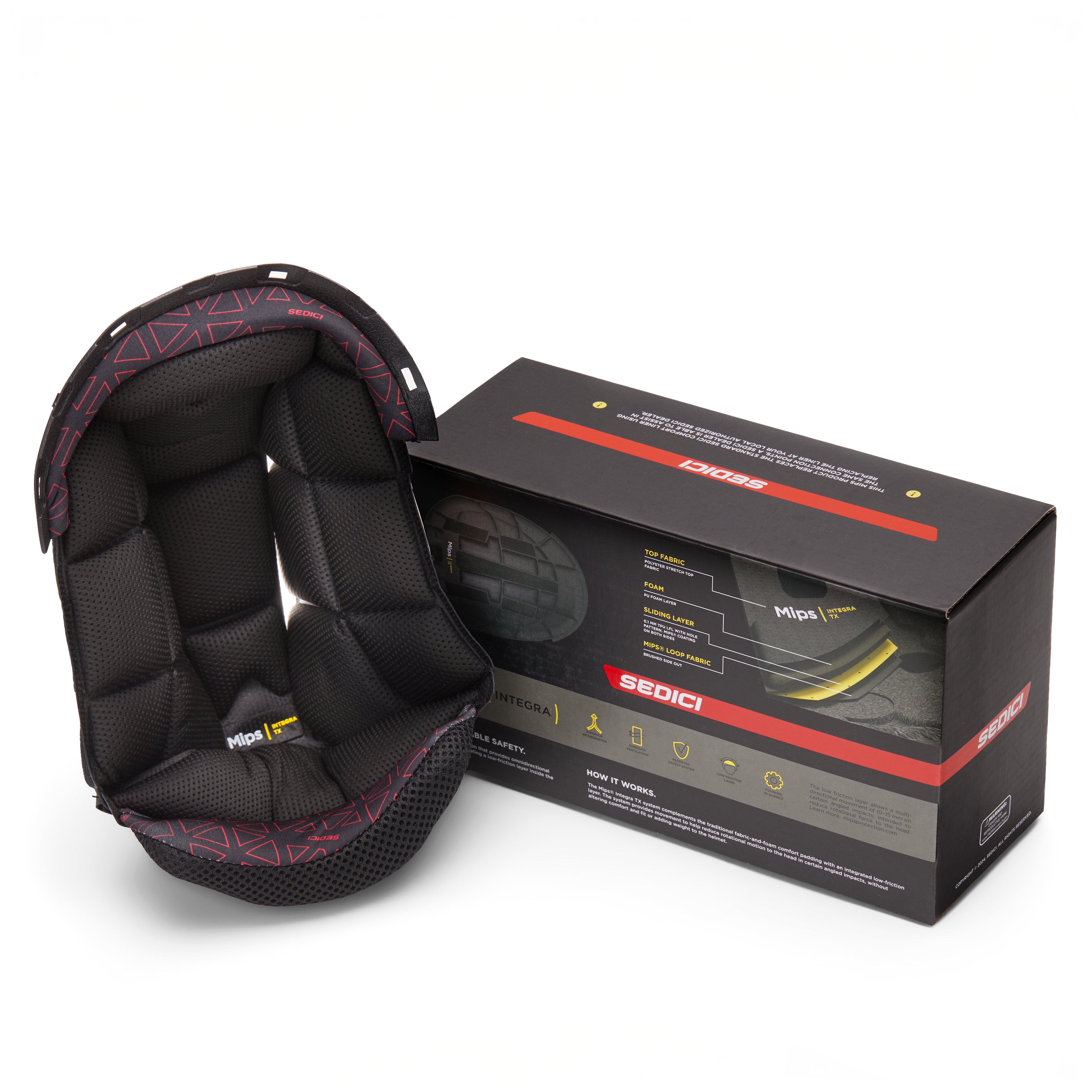 SportsBikeShop Sedici Strada 3 Mips Integra TX Helmet Liner