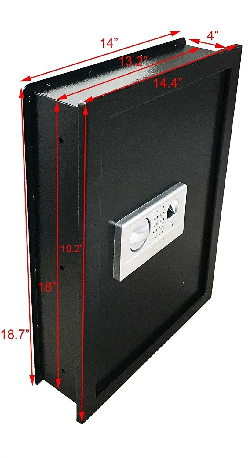 ABLEHOME Biometric Electronic Recessed Hidden Wall Safe - 100 Fingerprints - Image 2 ABLEHOME Biometric Electronic Recessed Hidden Wall Safe - 100 Fingerprints - Image 2
