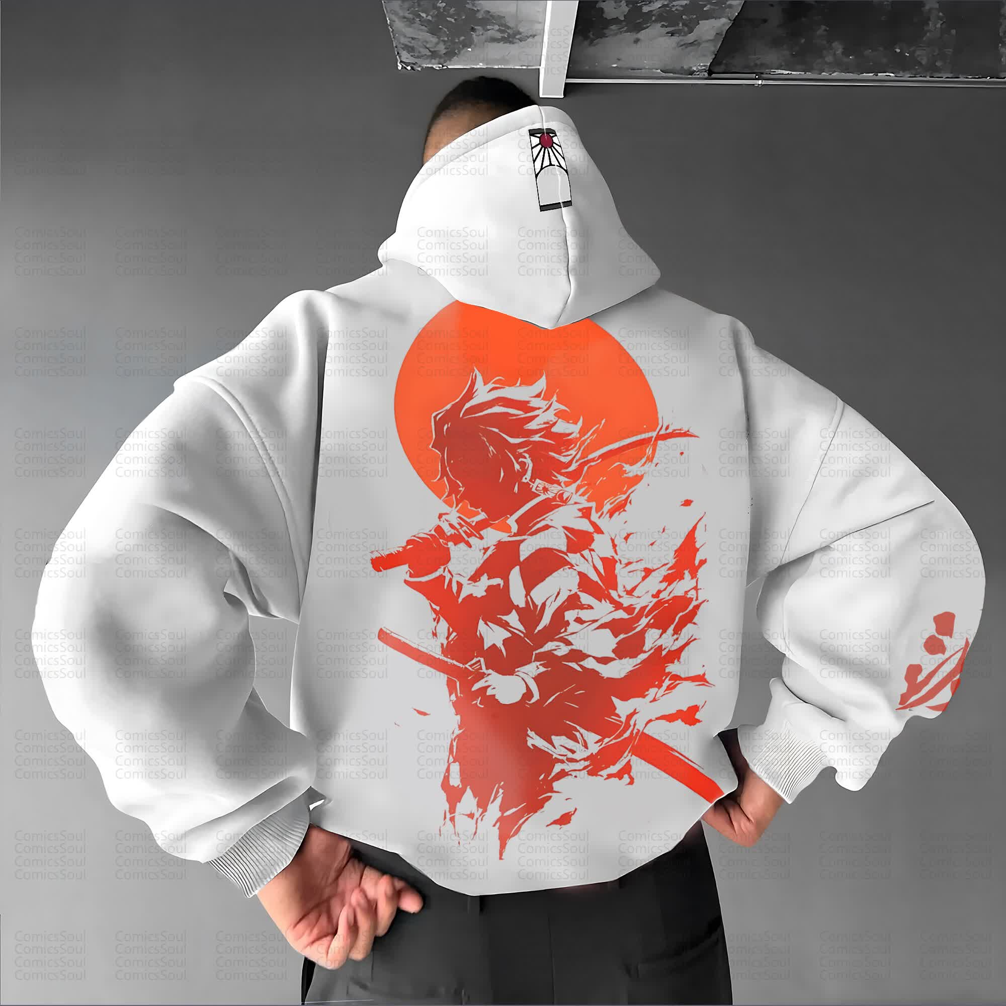 Unisex Anime Graphic Streetwear Vintage Hoodie丨Comicssoul