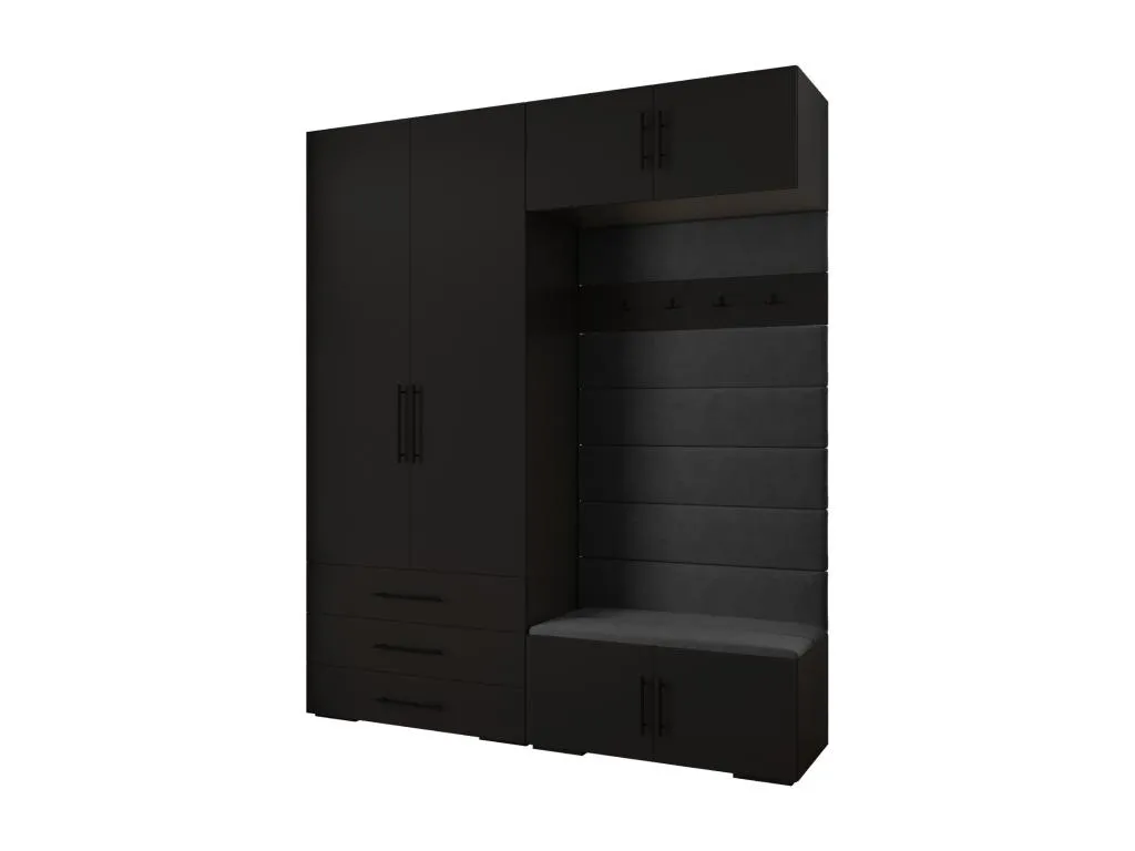 Boverdeco 3 armario con puertas batientes 236.7/200/47