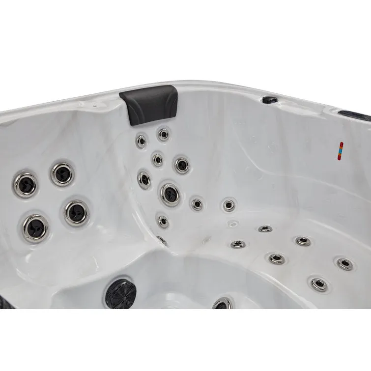 Victoria 6-person 60 Jet Hot Tub With Bluetooth In Grey