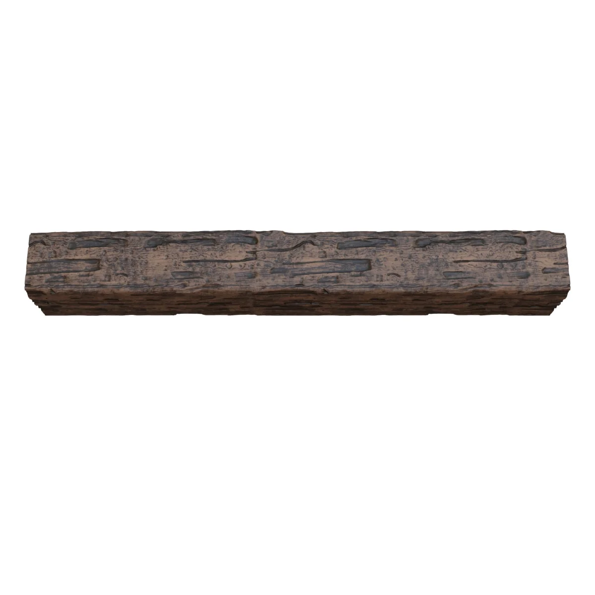 Ekena Millwork 3 1/2"W x 3 1/2"H x 120"L 3-Sided (U-Beam) Salvaged Timber HeritageTimber Faux Wood Ceiling Beam, Kona Brown - Image 6