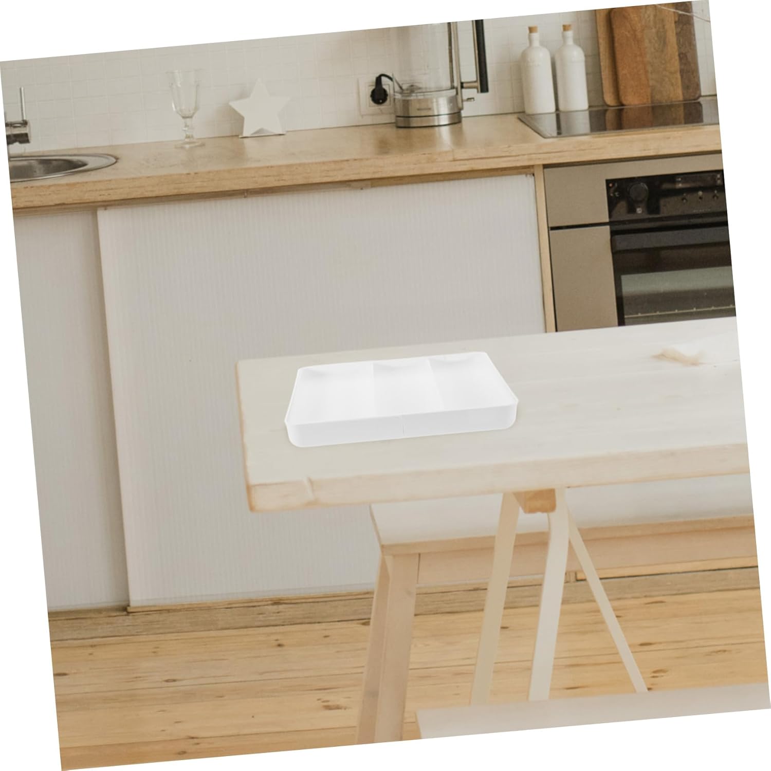 GLEAVI Elegant Cutlery Tray Silverware Drawer Organizer Expandable for Kitchen Utensil Holder Japanese Style Versatile