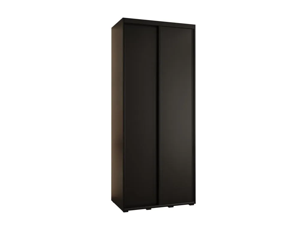 ARMARIO Lluesmahome 1 DE PUERTAS CORREDERAS 235.2/120/45 2 puertas (Negro/Negro/Negro) RDXR33401